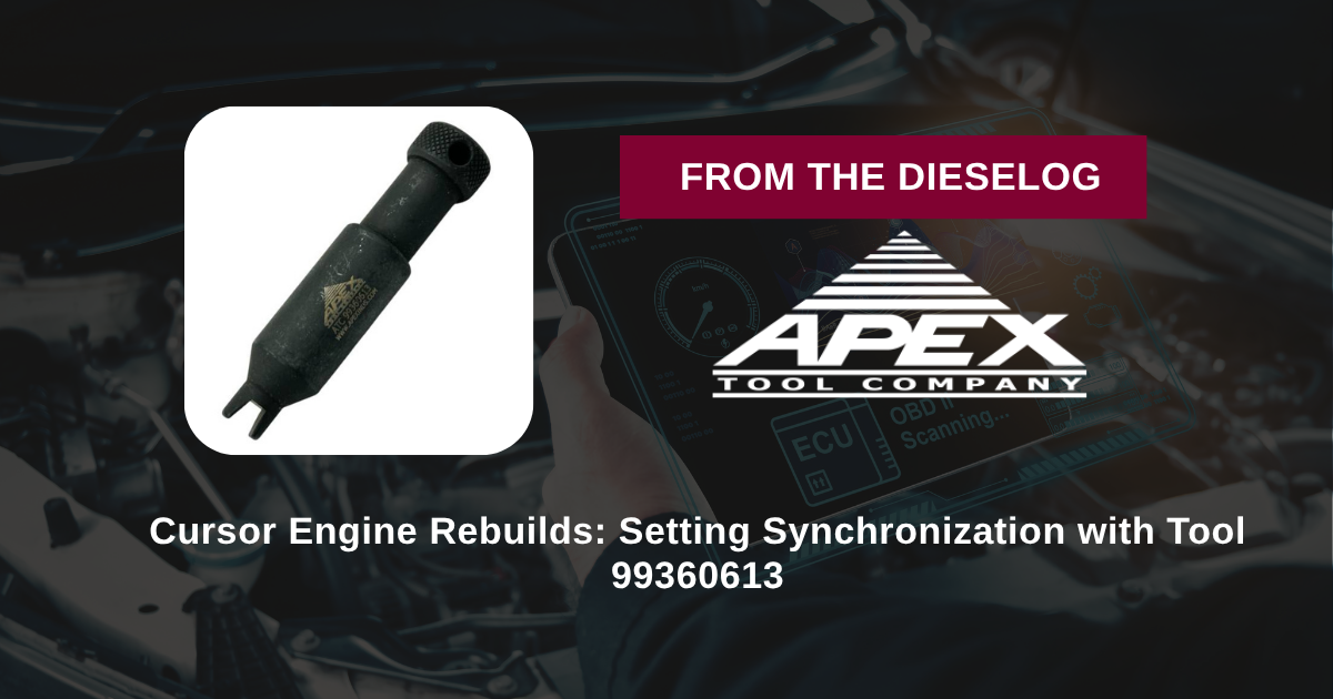 Cursor Engine Rebuilds: Setting Synchronization with Tool 99360613